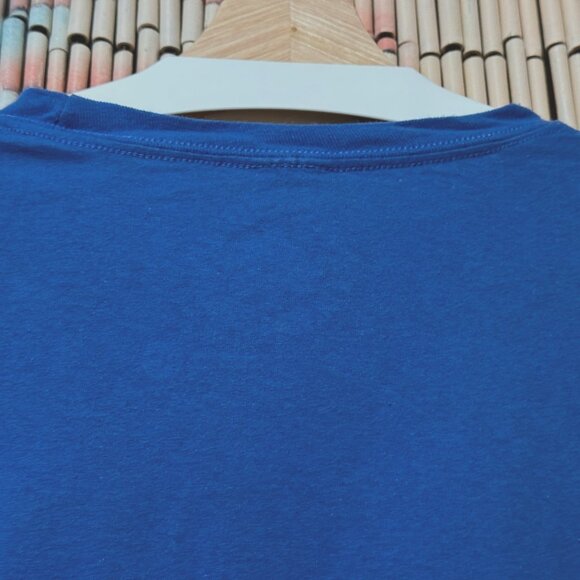 Red Hot Chili Peppers Star of Affinity 100% Cotton T-Shirt, Blue, Medium - Picture 4 of 7